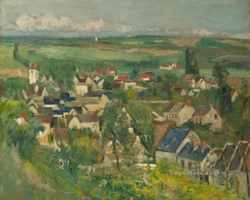 View of Auvers Paul Cezanne Oil Paintings